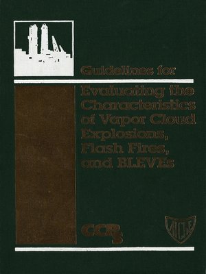 cover image of Guidelines for Evaluating the Characteristics of Vapor Cloud Explosions, Flash Fires, and BLEVEs